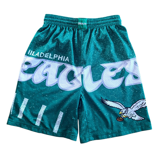 Philadelphia Eagles Mitchell & Ness Throwback Shorts, XS-S