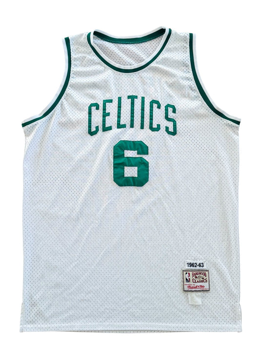 Boston Celtics Bill Russell Hardwood Classics Jersey, XXL