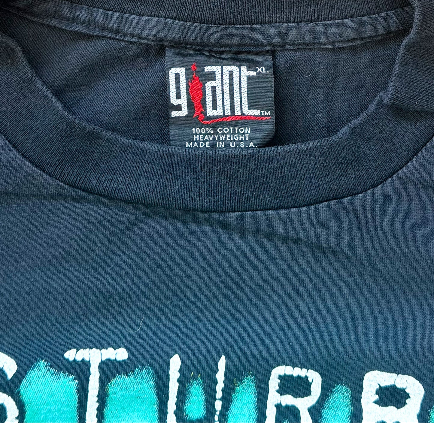 Vintage 2000 Disturbed T-Shirt – Giant Tag Spreading the Sickness Tour Tee Made in USA, Size-XL