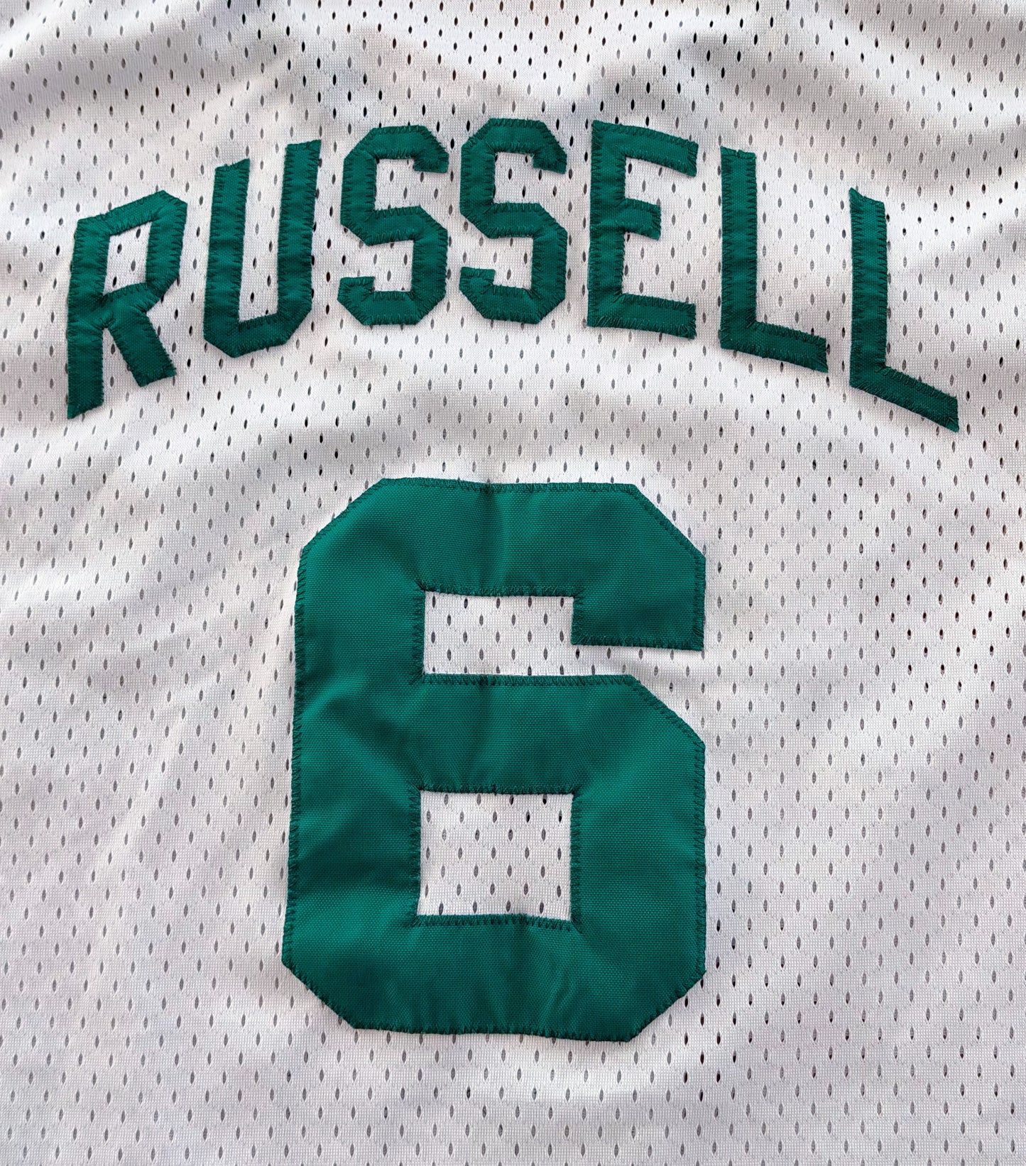 Boston Celtics Bill Russell Hardwood Classics Jersey, XXL