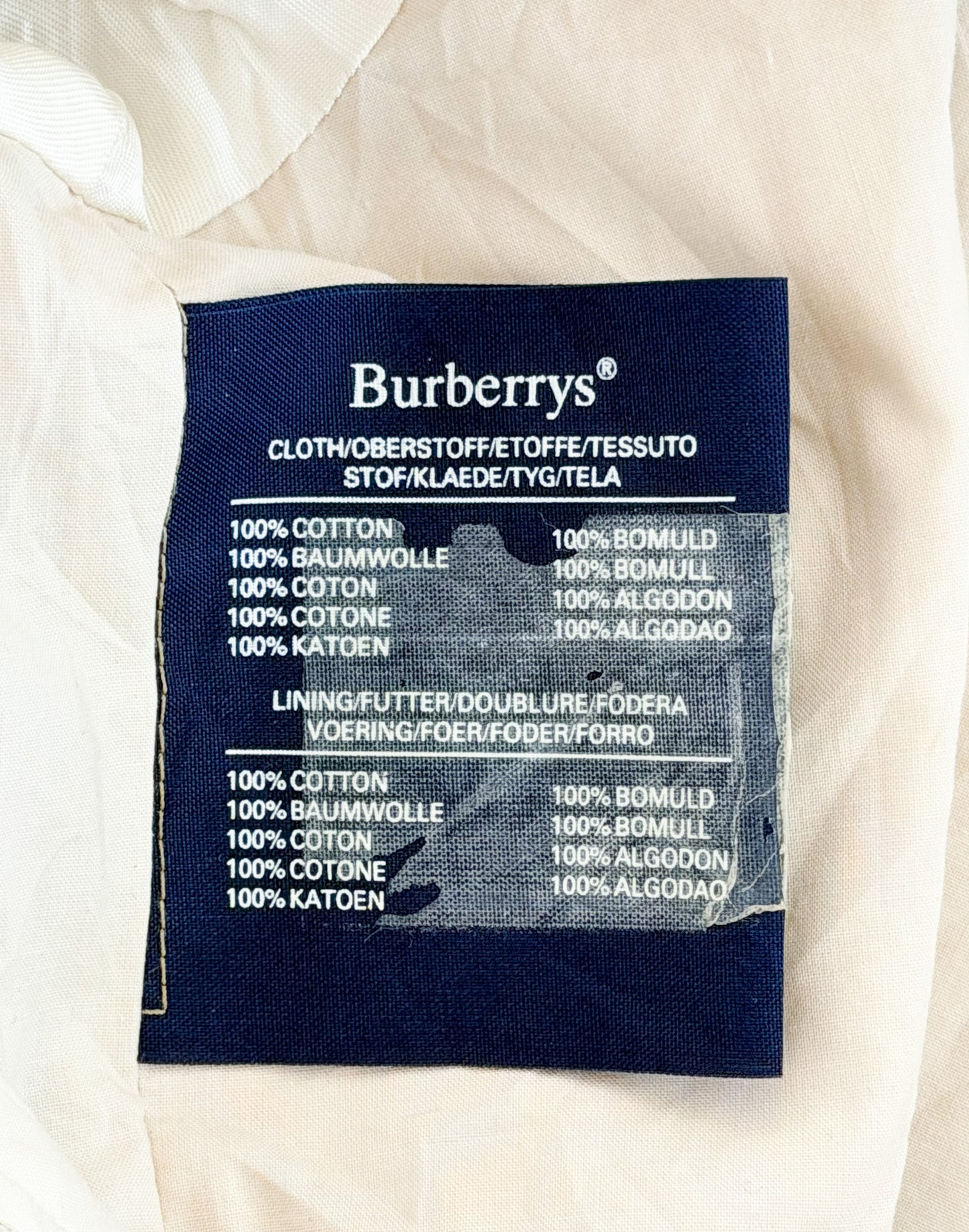 Vintage 90s Burberrys Nova Check Lined Lightweight Jacket, XL
