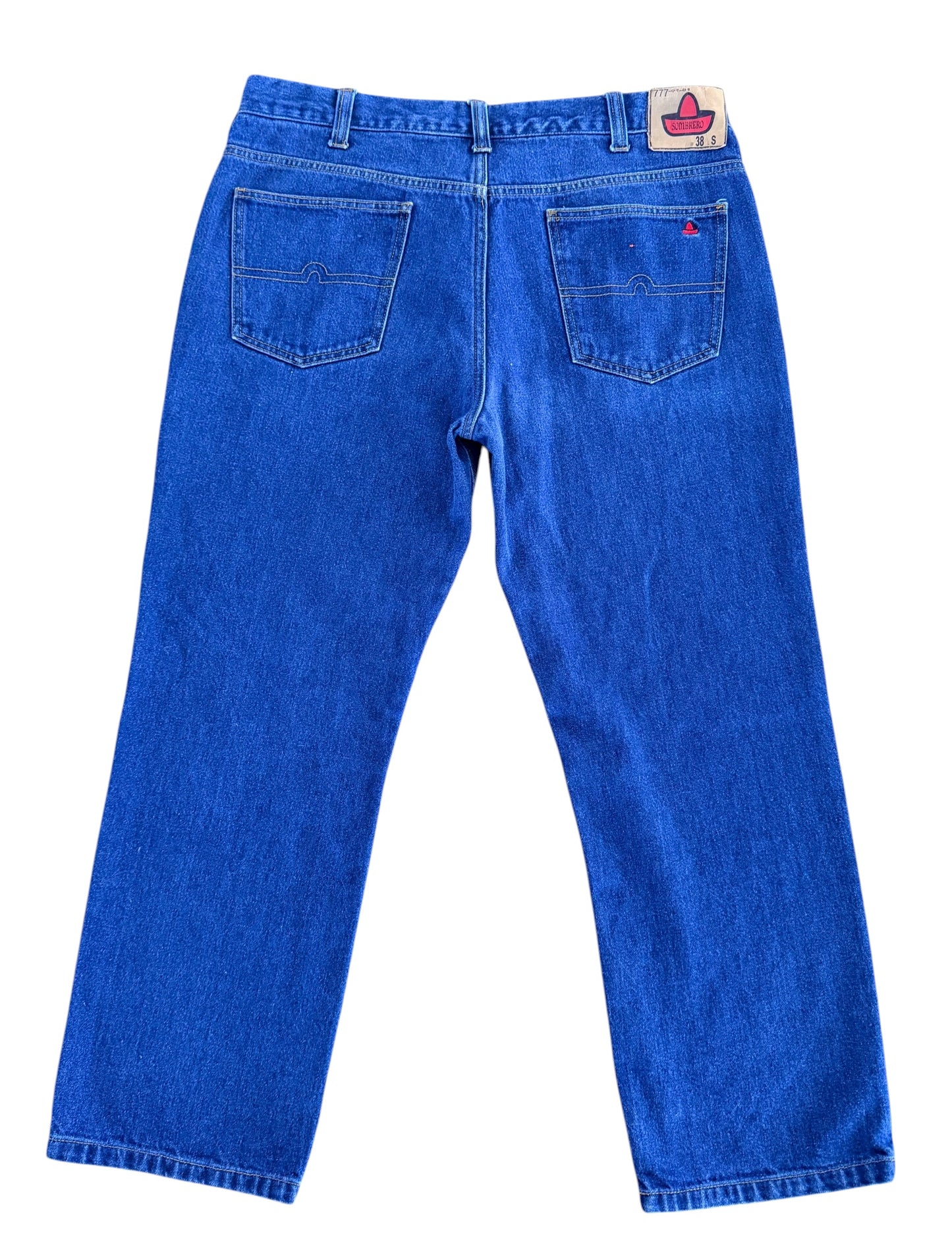 Sombrero Dark Wash Denim Jeans, 38W 28L