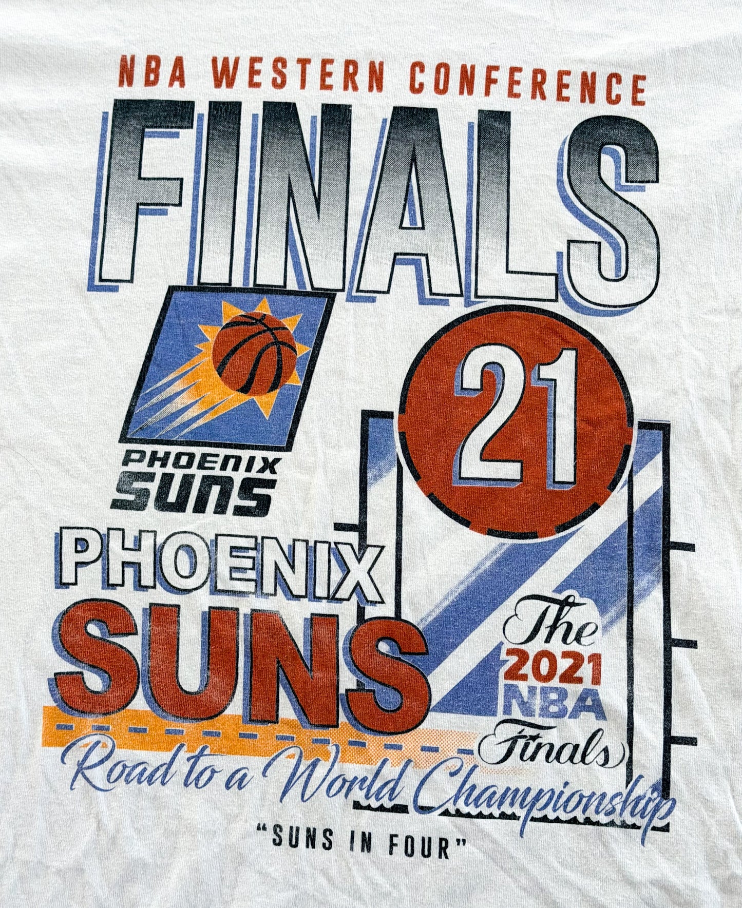 Phoenix Suns 2021 NBA Western Conference Finals T-shirt, Medium