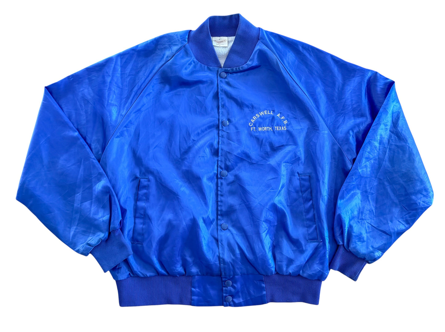 Vintage 1992 Strategic Air Command USA Made Embroidered Varsity Jacket, XL
