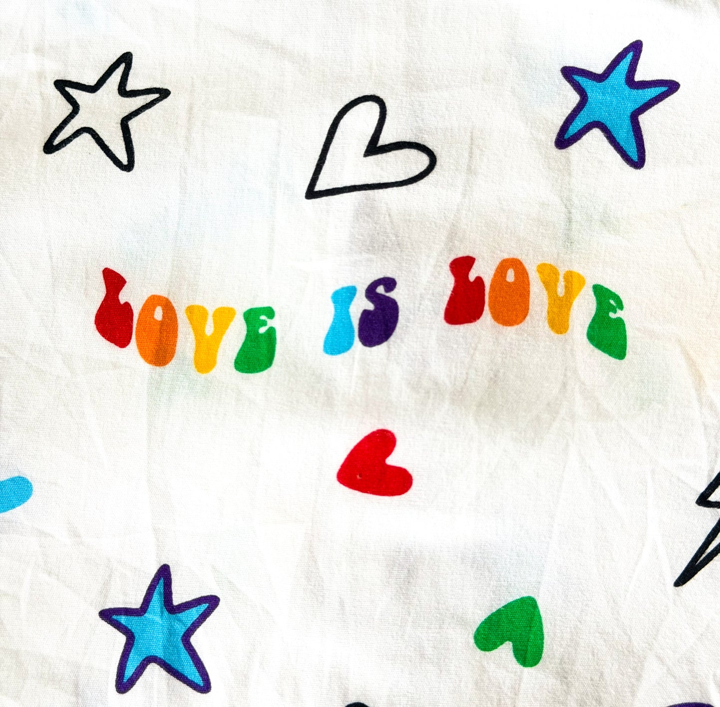 Love Is Love Pride Print Short Sleeve Shirt, Medium