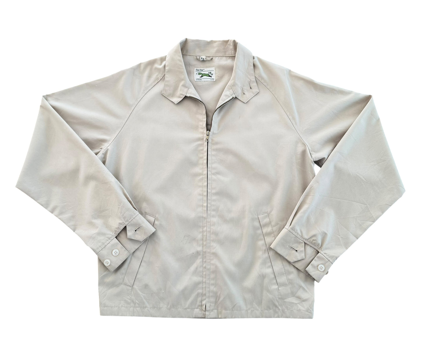 Vintage 1980s JC Penney The Fox Harrington Jacket, Large