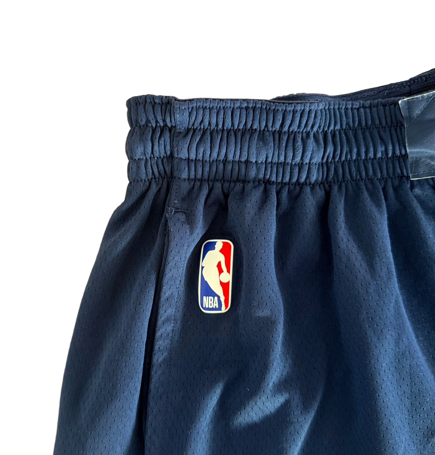 Vintage Utah Jazz Nike NBA Swingman Basketball Shorts Navy/Yellow/Green – XL