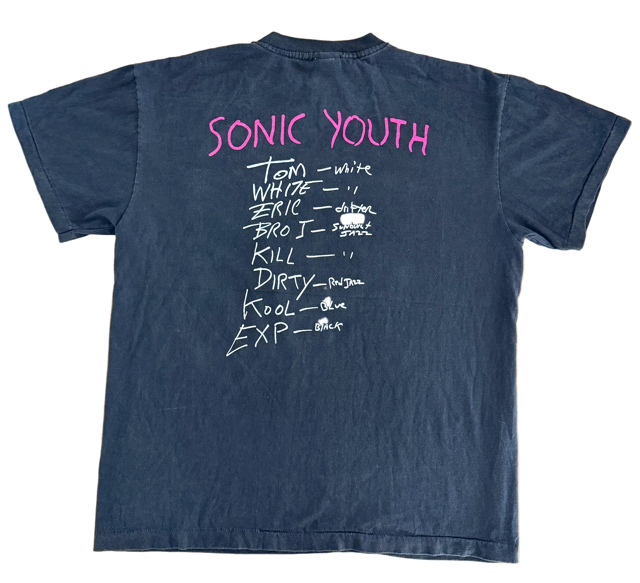 Vintage 90s Sonic Youth “Disappearer” Graphic Single Stitch Band T