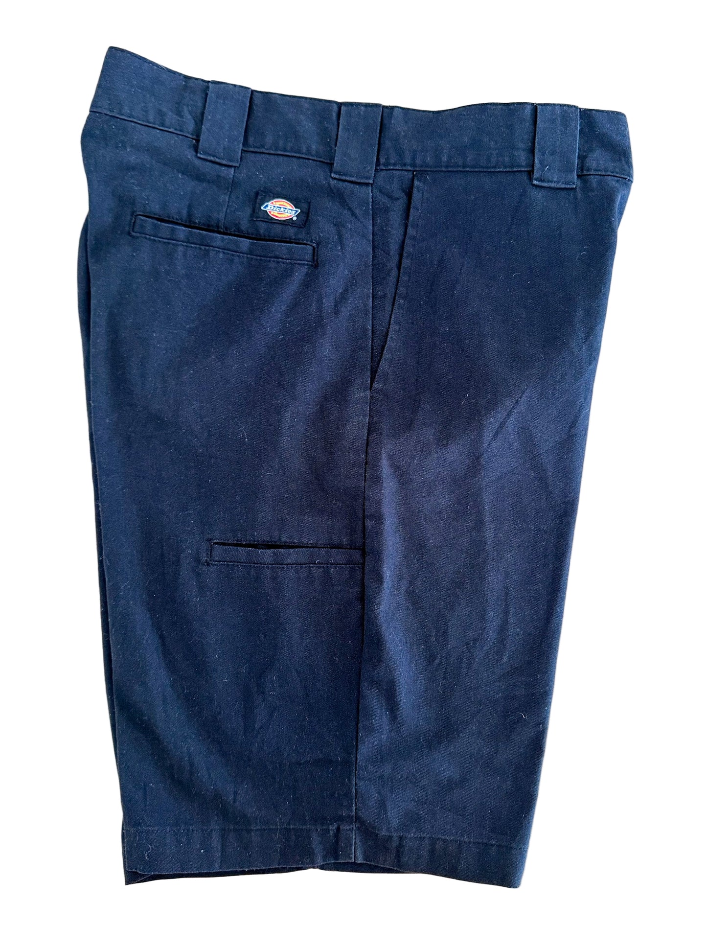 Dickies FLEX Black Work Shorts – Relaxed Fit Durable Utility Jort Shorts, Size-34"w Large