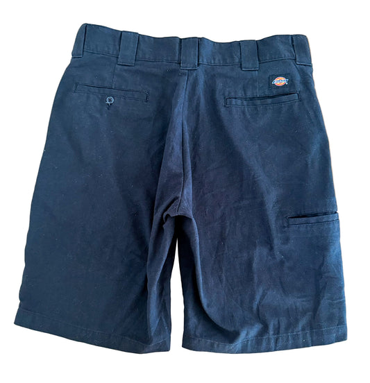 Dickies FLEX Black Work Shorts – Relaxed Fit Durable Utility Jort Shorts, Size-34"w Large