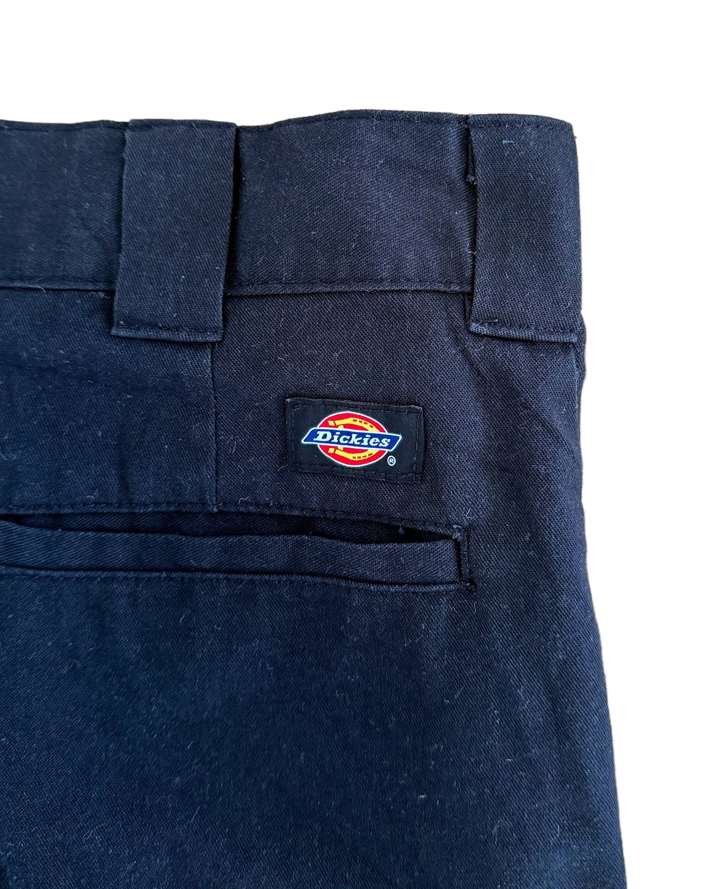 Dickies FLEX Black Work Shorts – Relaxed Fit Durable Utility Jort Shorts, Size-34"w Large