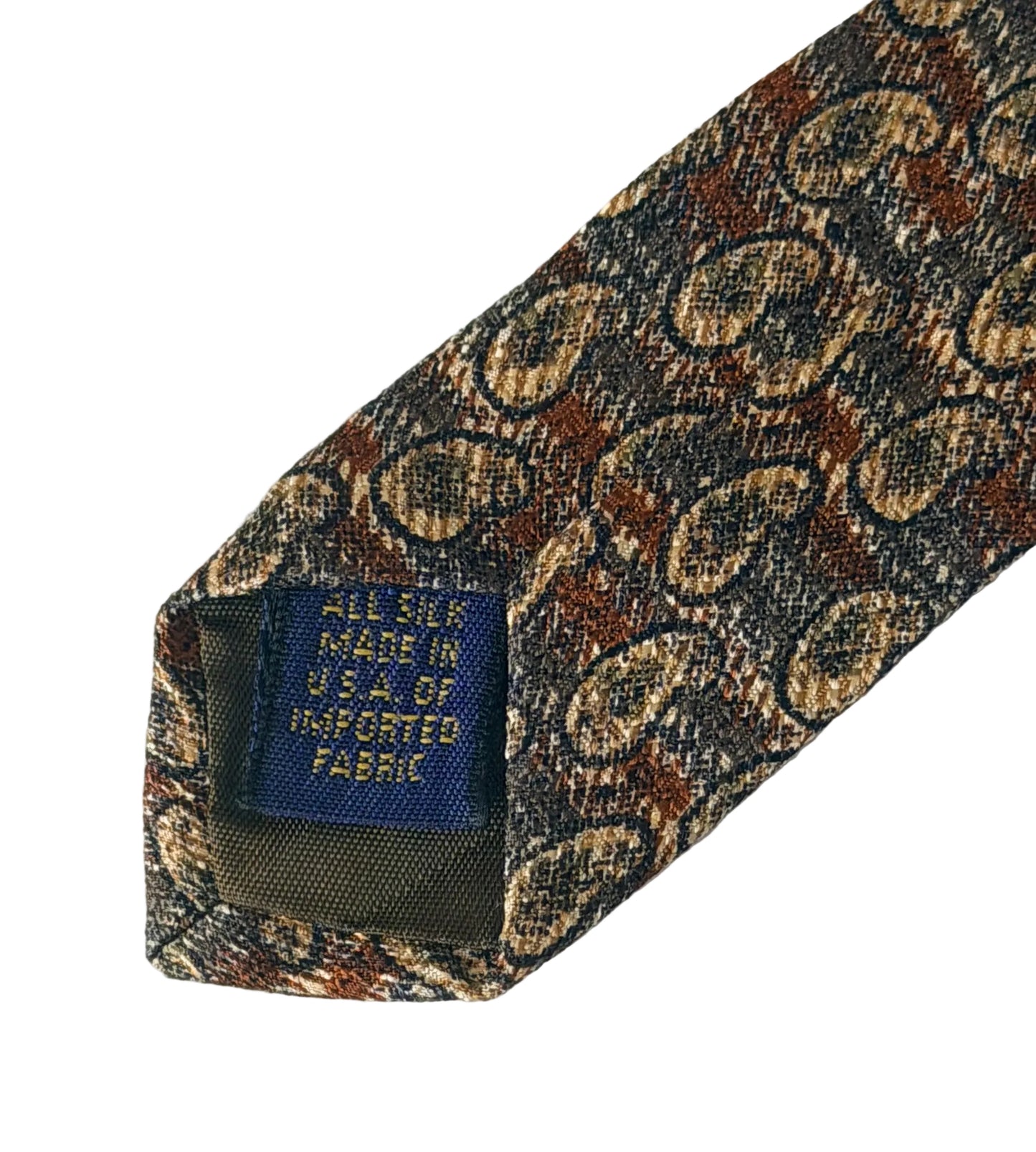 Vintage Chaps Ralph Lauren Paisley Silk Tie