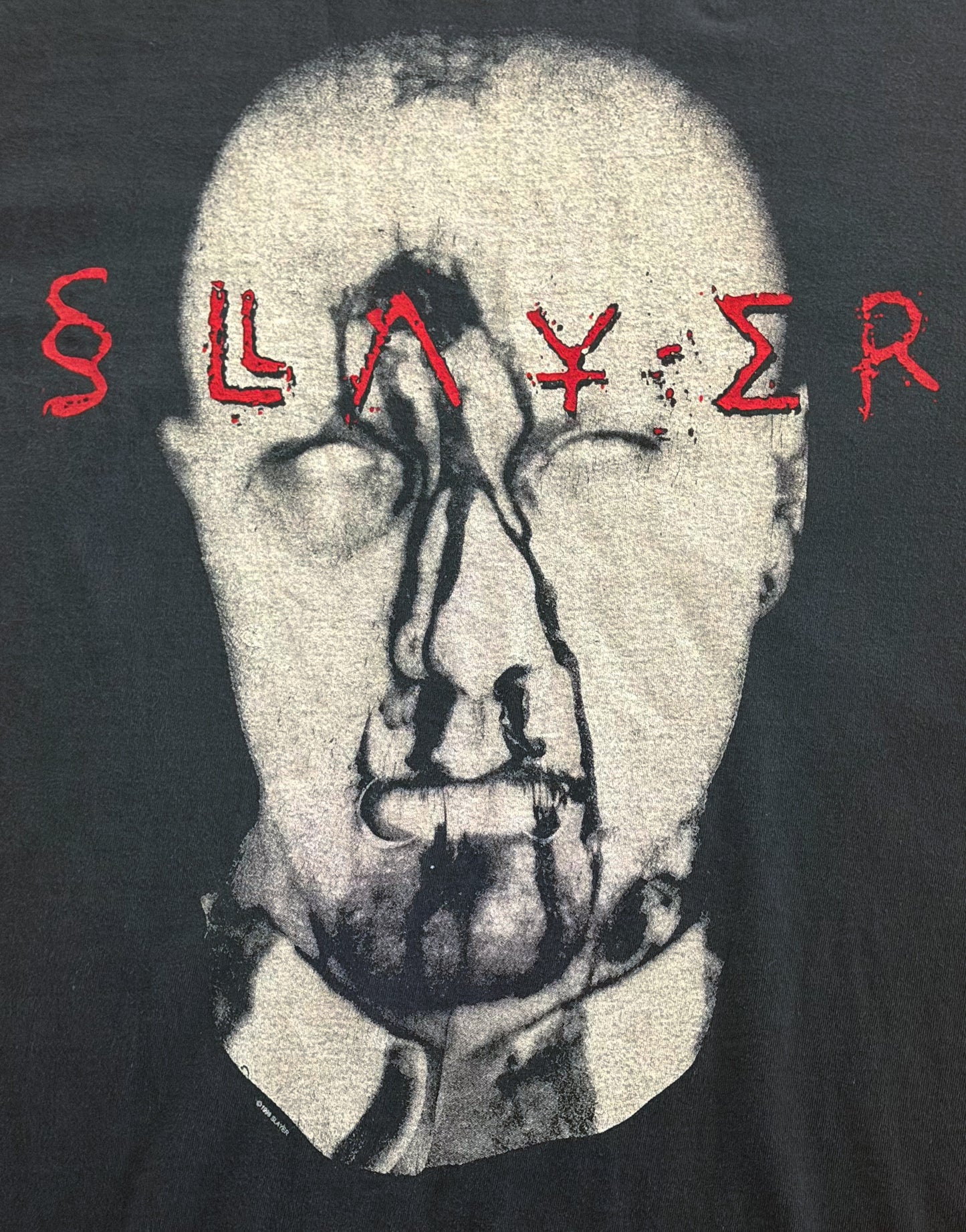 1998 Slayer Skull Graphic Band T-Shirt size XL