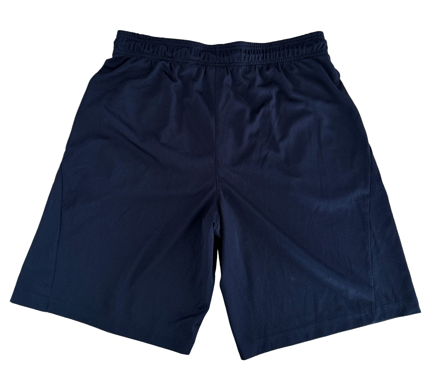 Vintage 2000s Reebok Black Mesh Athletic | Classic Training Activewear Gym Fit Sport Shorts, Size-Large