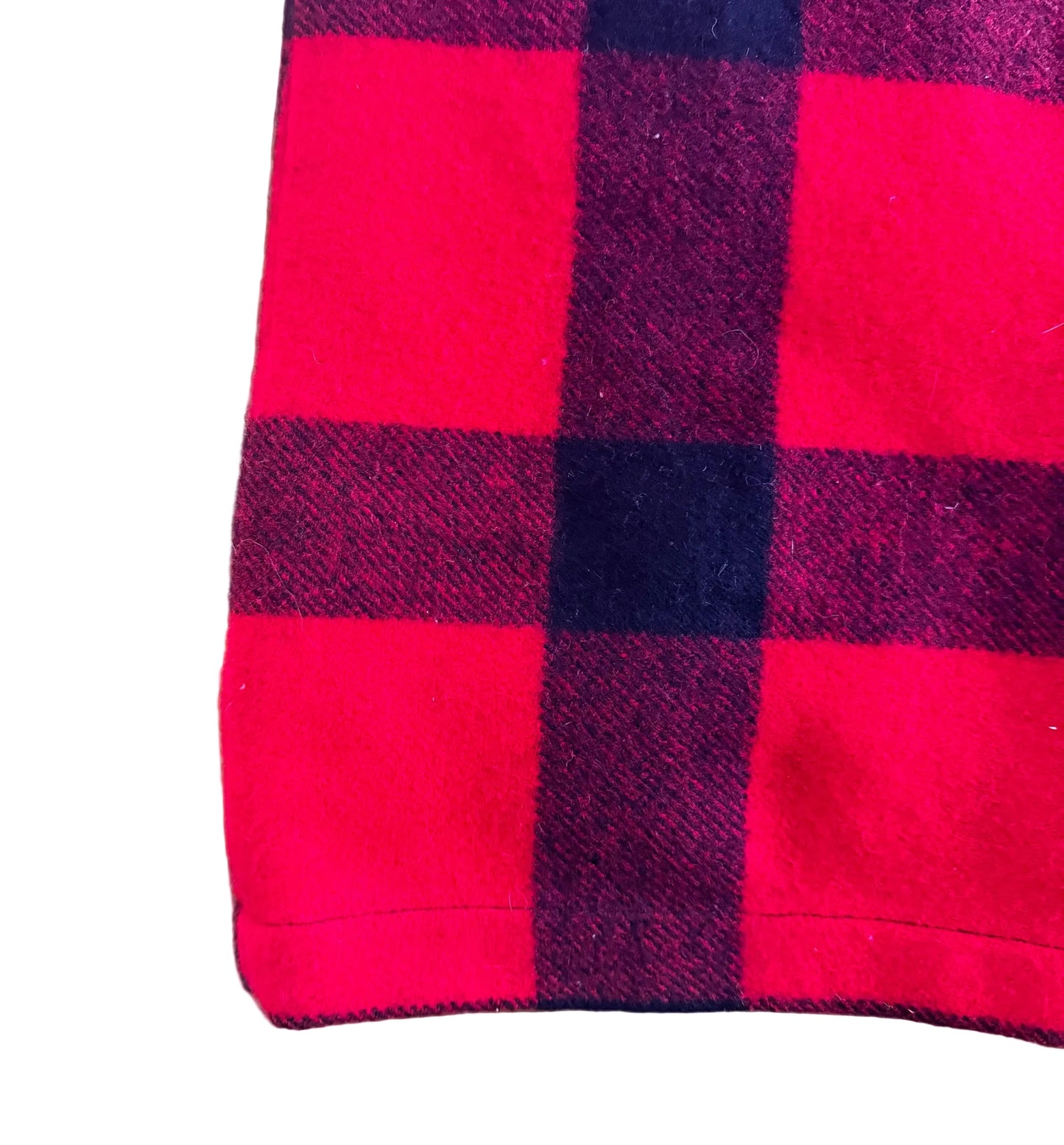 Eddie Bauer Buffalo Plaid Goose Down Wool Jacket, Medium