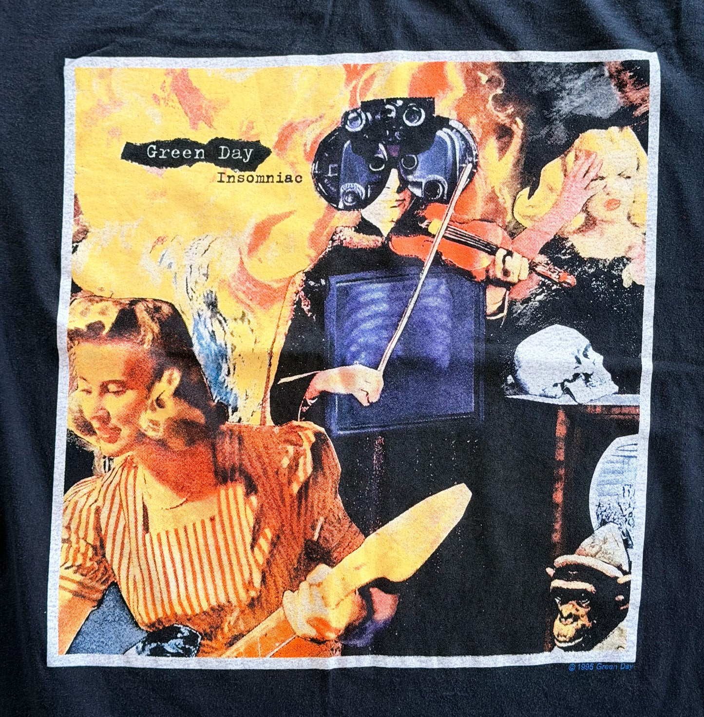 Green Day Insomniac Tour T-Shirt, XL