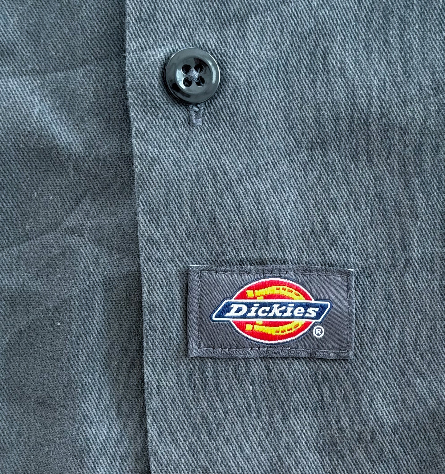 Dickies Slate Grey Short Sleeve Workwear Shirt, Medium