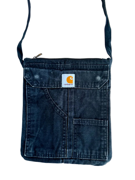 Vintage Carhartt Reworked Crossbody Utility Bag Upcycled From Vintage Workwear – One Size