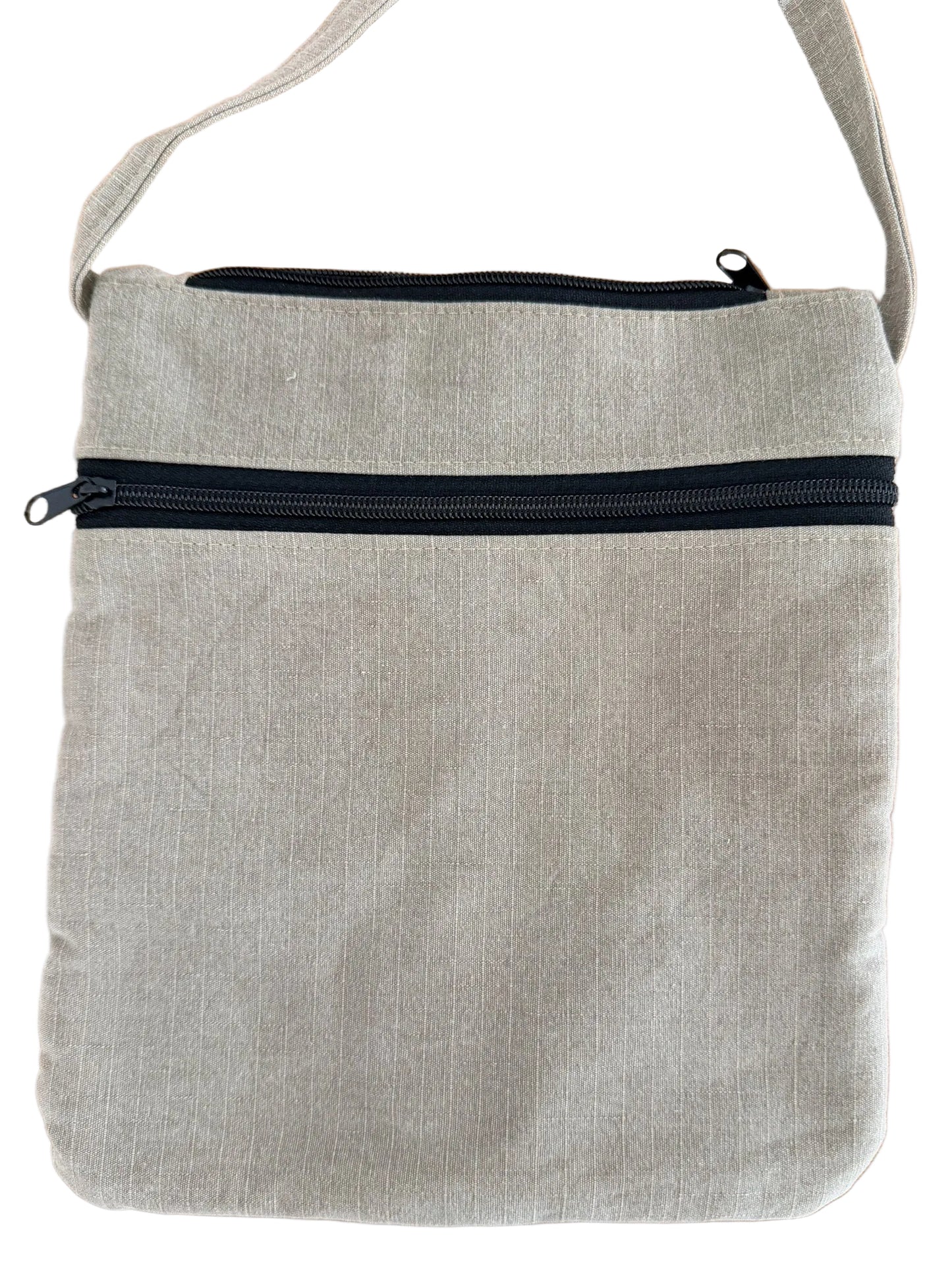 Vintage Carhartt Rework Canvas Crossbody Utility Bag Beige | Y2K Workwear Streetwear Shoulder Bag