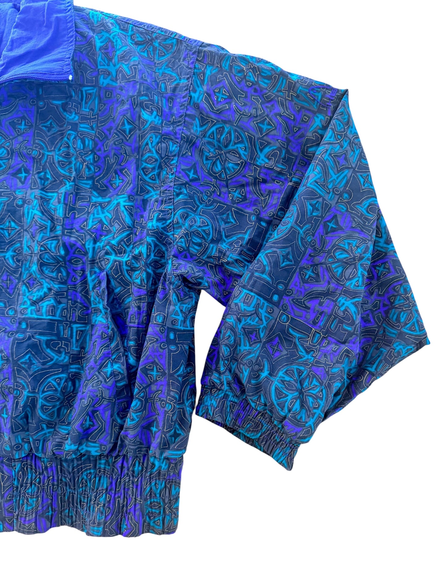 Vintage 90s HEAD Abstract Print Windbreaker Jacket, XL