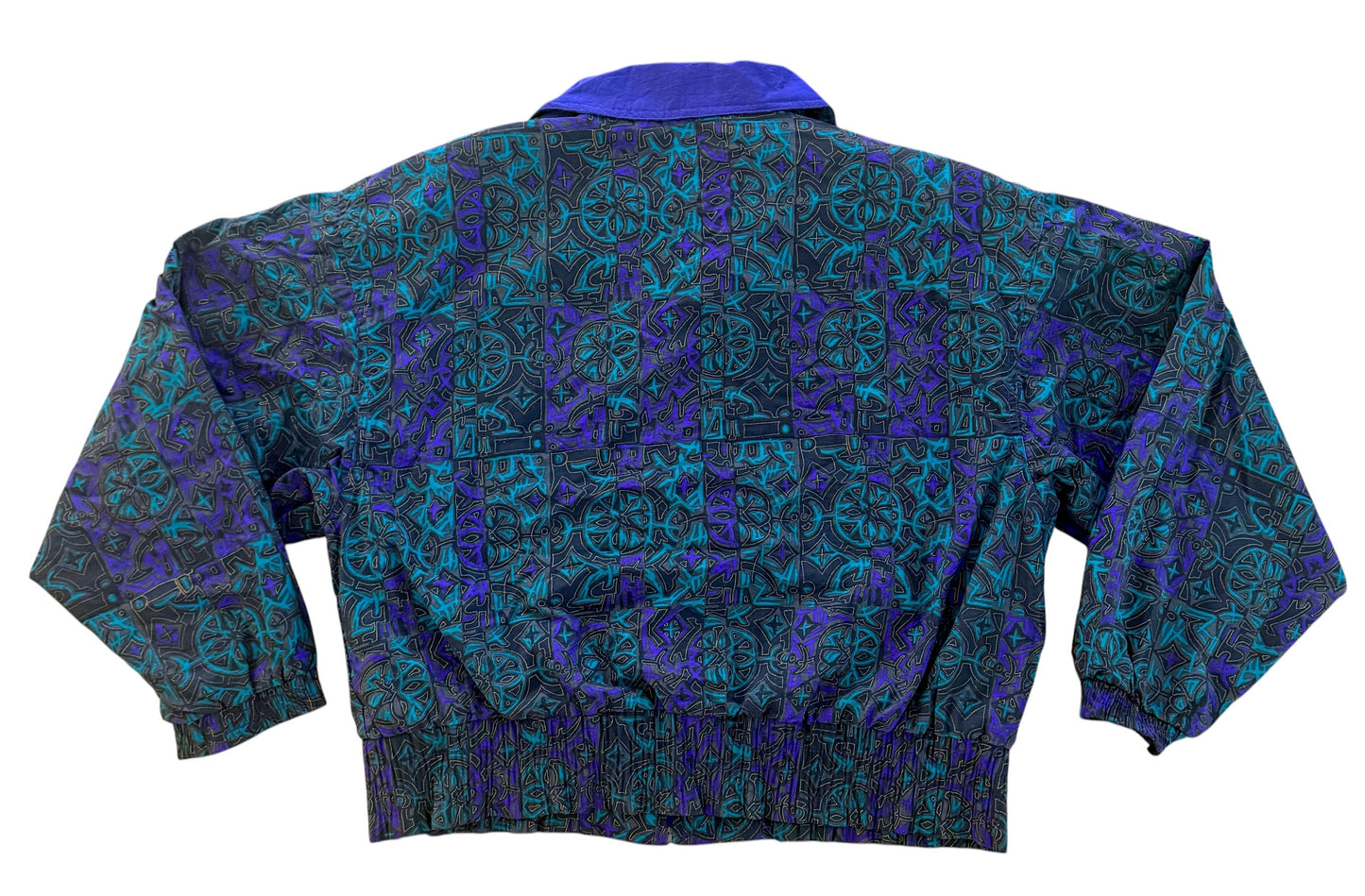 Vintage 90s HEAD Abstract Print Windbreaker Jacket, XL