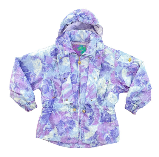 Vintage 90s Ellesse Italy Made By Goldwin Floral Ski Jacket, Medium