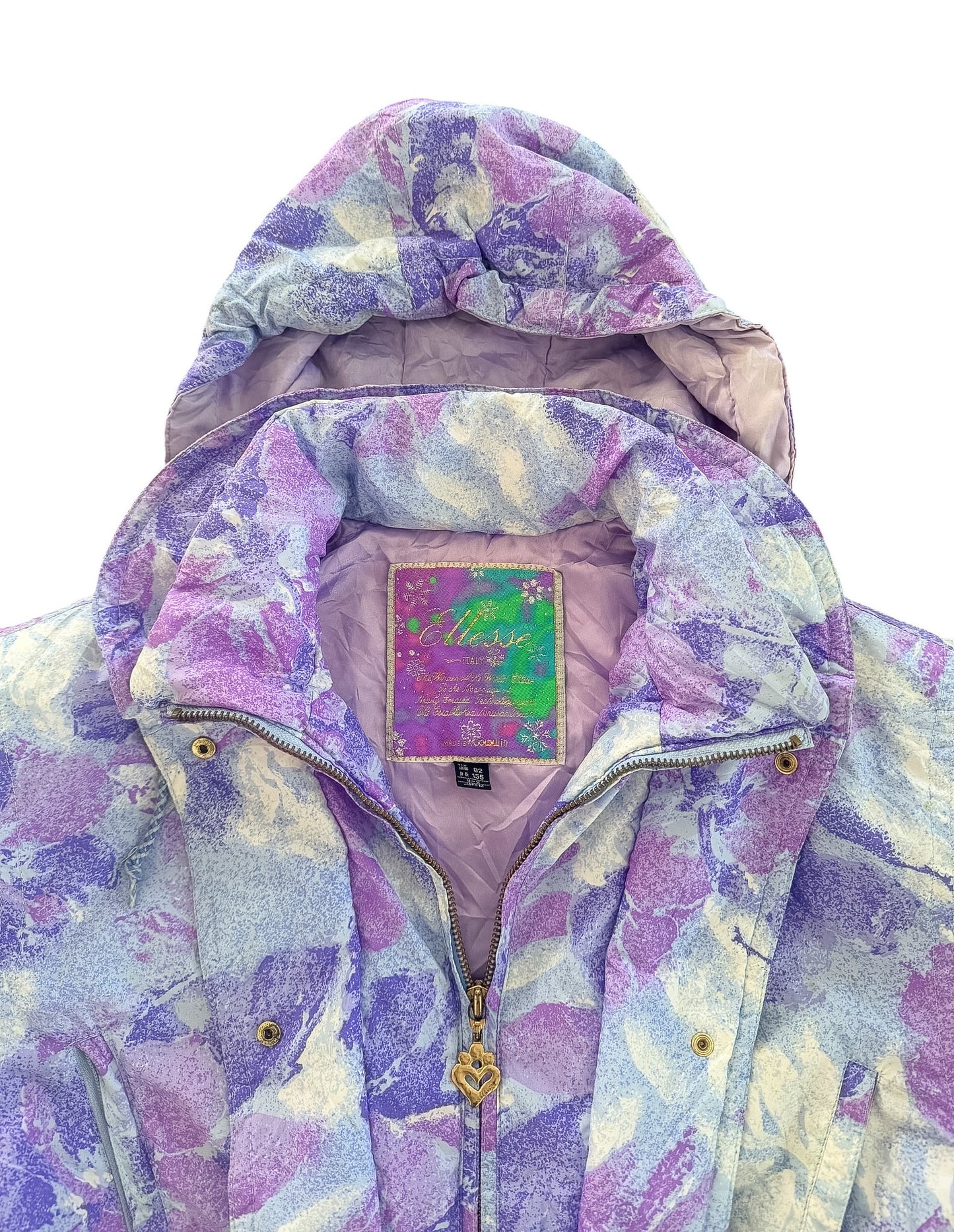 Vintage 90s Ellesse Italy Made By Goldwin Floral Ski Jacket, Medium