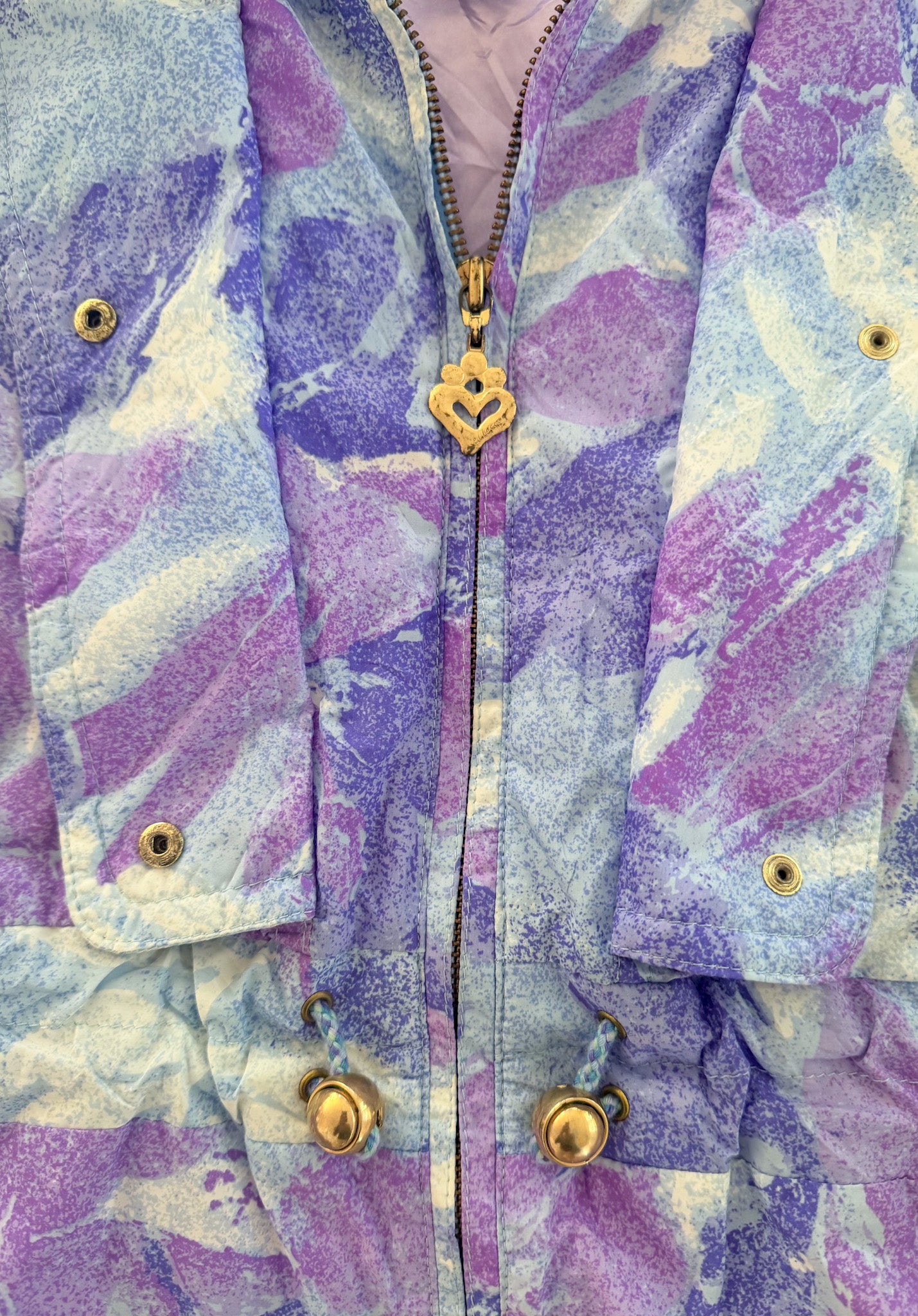 Vintage 90s Ellesse Italy Made By Goldwin Floral Ski Jacket, Medium