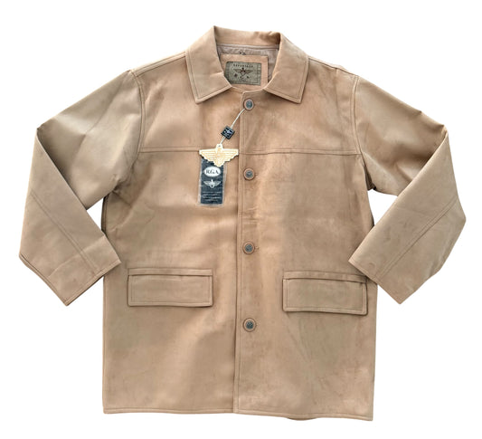 Reportage R.G.A. Italy Suede Leather Jacket, XL