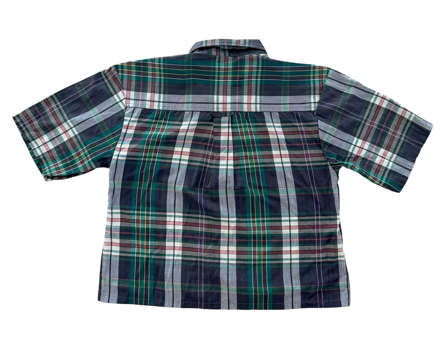 Carhartt Rework Green Plaid Box Fit Shirt, Medium