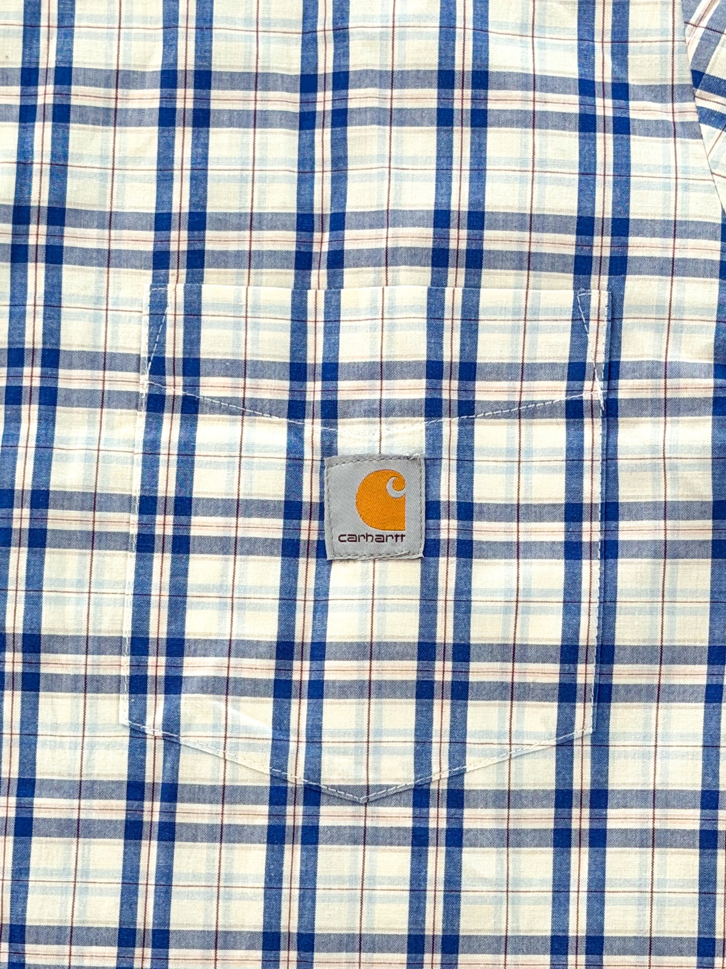Carhartt Reworked Box Fit Check Shirt, Medium