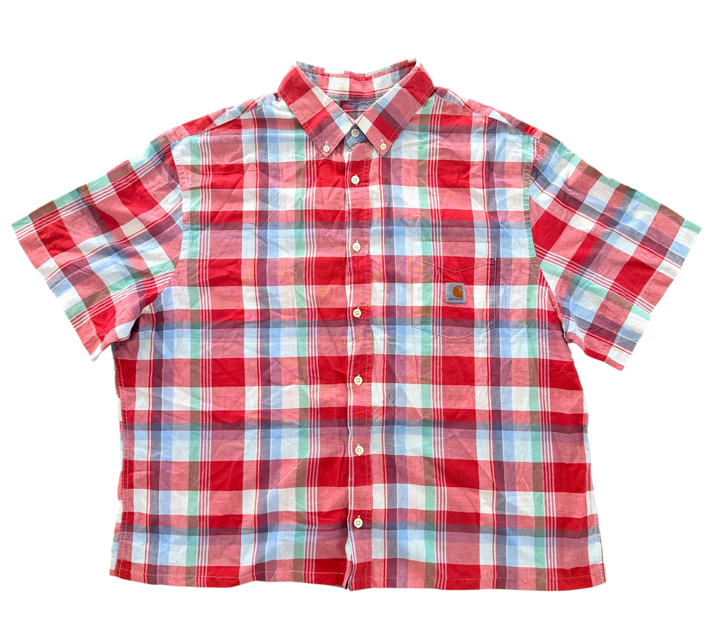Carhartt Reworked Box Fit Check Shirt, XL
