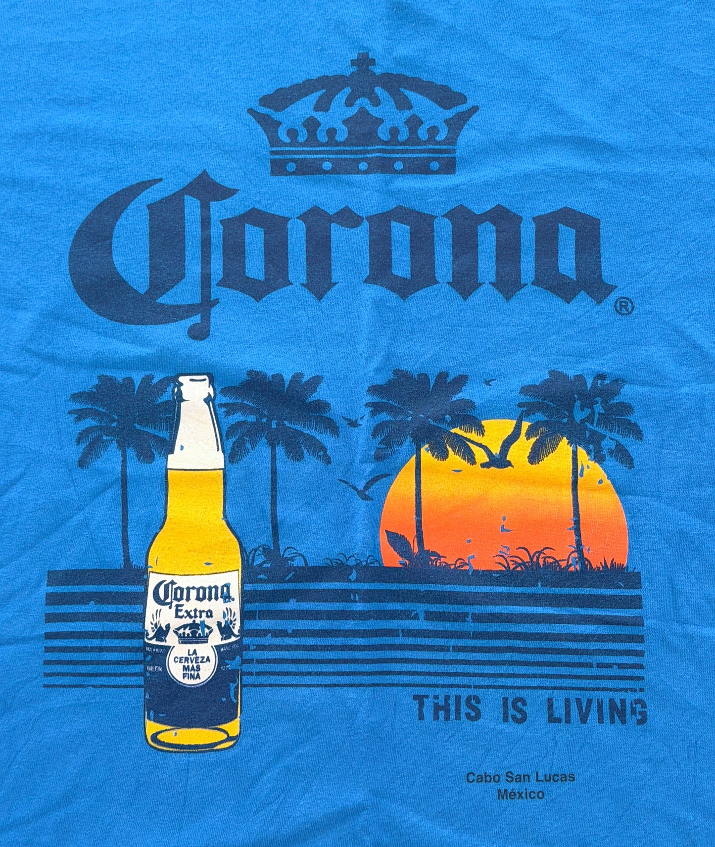 Corona "This Is Living" Cabo San Lucas T-Shirt, XXL
