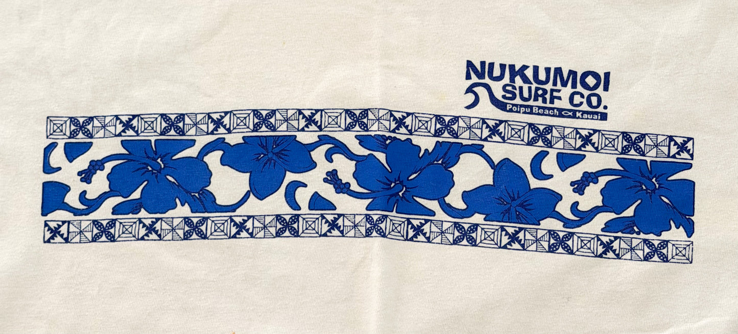 Nukumoi Surf Co. Kauai Hawaii T-Shirt, Large