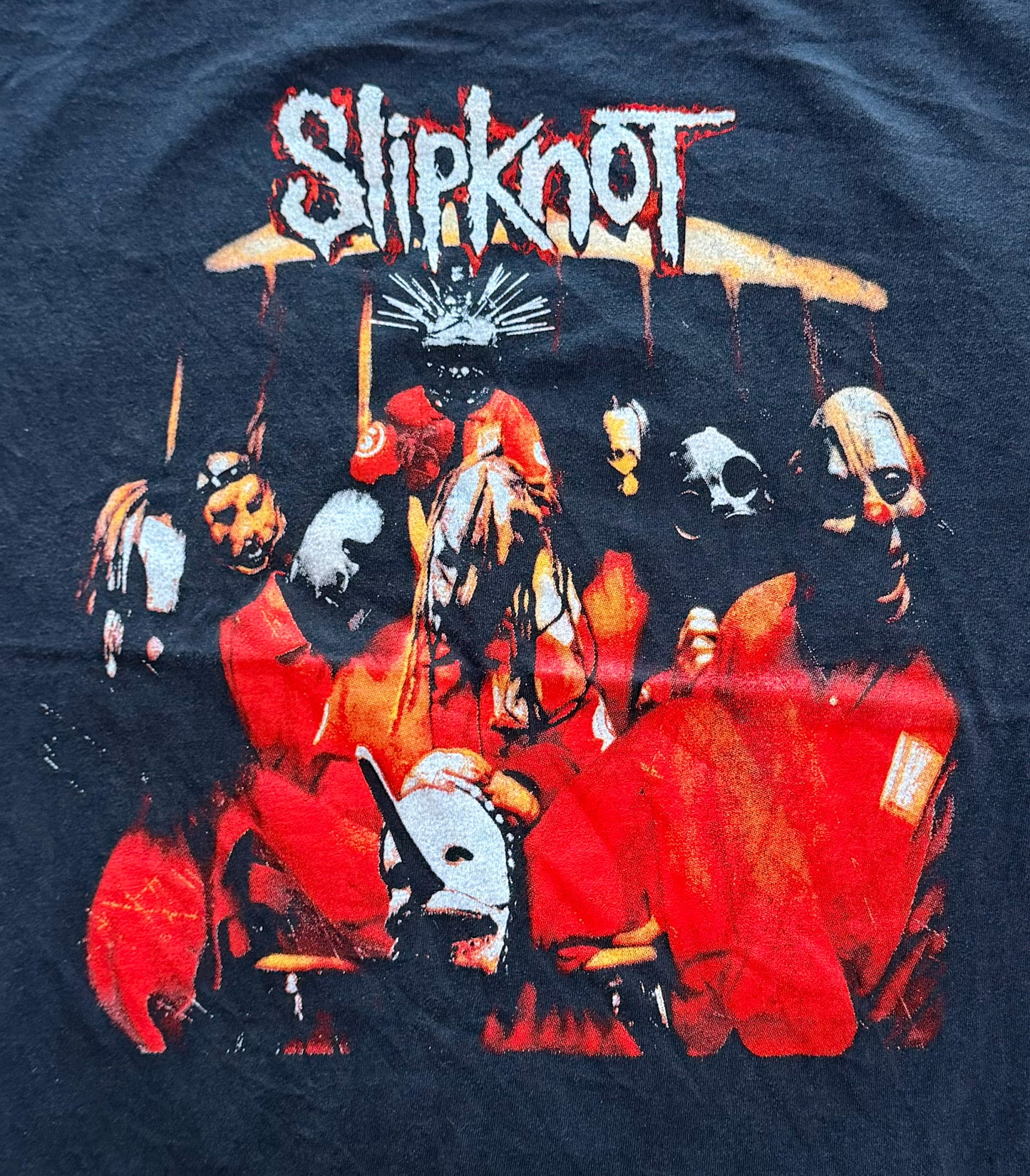 Vintage Slipknot Giant Label Single Stitch Made USA Band Artist T-shirt Rare, Size-Large