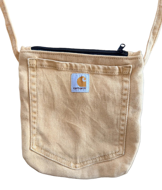 Vintage Carhartt Reworked Crossbody Utility Bag Upcycled From Vintage Workwear – One Size