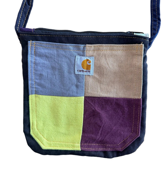 Vintage Carhartt Reworked Crossbody Utility Bag Upcycled From Vintage Workwear – One Size