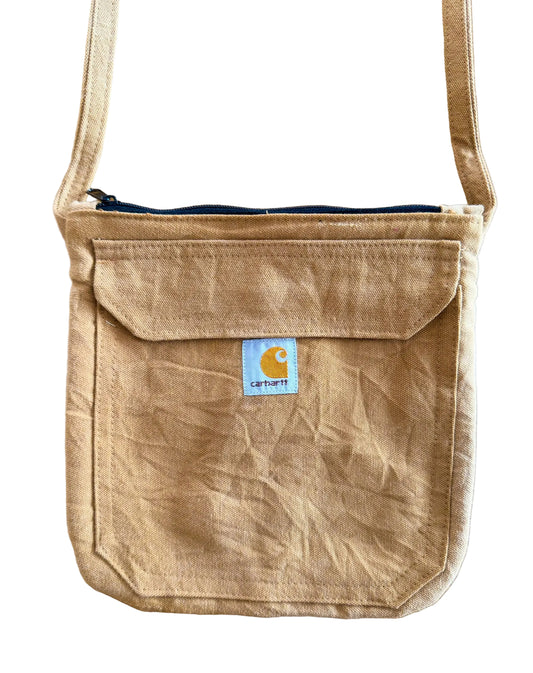 Vintage Carhartt Reworked Crossbody Utility Bag Upcycled From Vintage Workwear – One Size