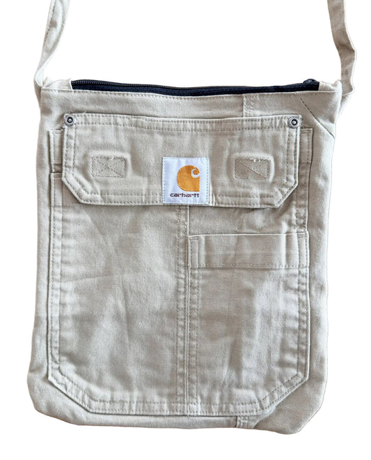 Vintage Carhartt Reworked Crossbody Utility Bag Upcycled From Vintage Workwear – One Size