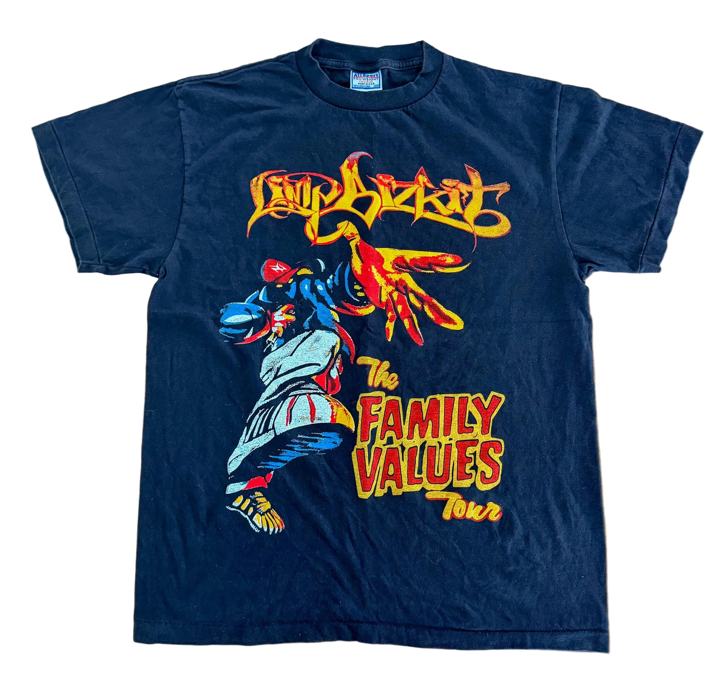 Vintage Limp Bizkit Family Values Tour Single Stitch Made USA Nu-Metal T-Shirt, Size-XL