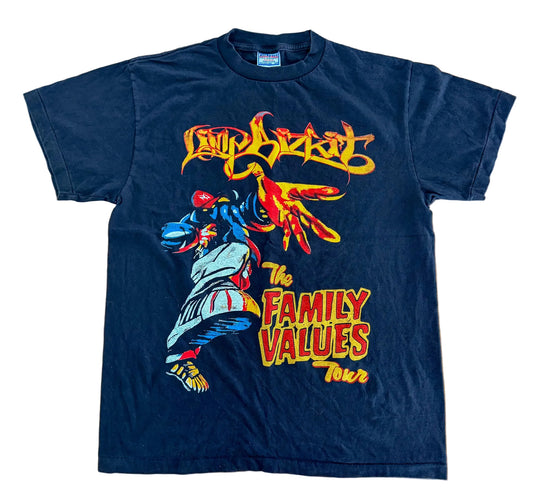 Vintage Limp Bizkit Family Values Tour Single Stitch Made USA Nu-Metal T-Shirt, Size-XL
