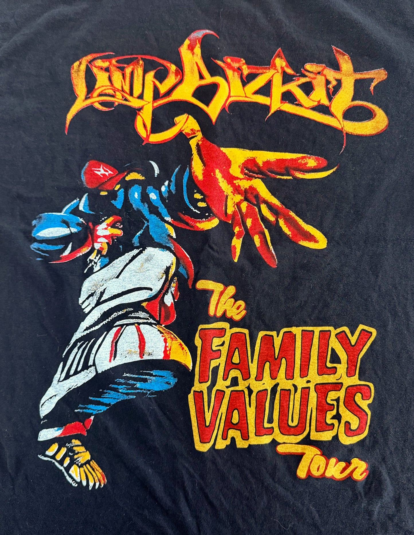Vintage Limp Bizkit Family Values Tour Single Stitch Made USA Nu-Metal T-Shirt, Size-XL