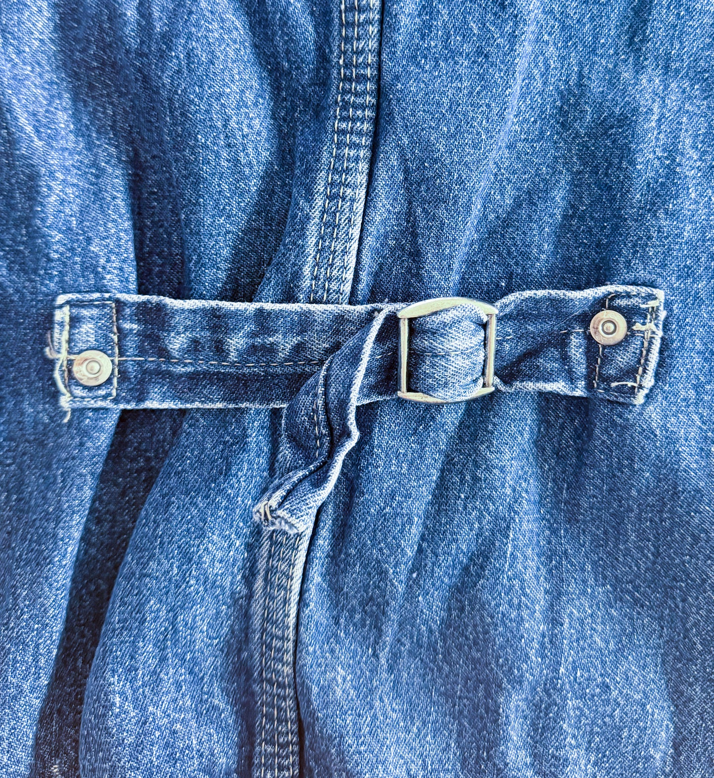 Vintage 90s Lee Riveted Made IN The USA Chore Mid Weight Denim Jacket