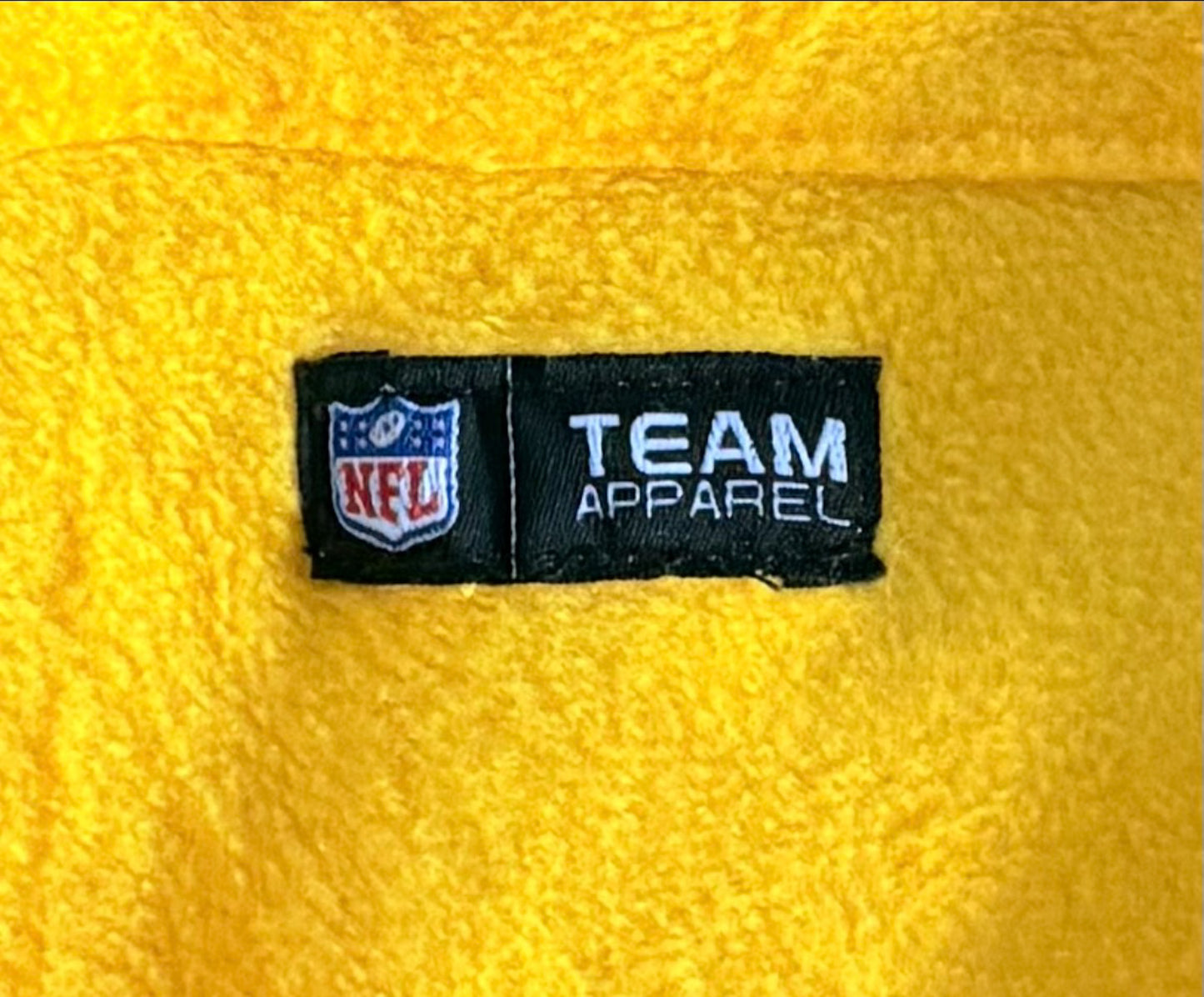 Vintage 90s Washington Redskins NFL Q-Zip Pullover Team Apparel Yellow Fleece Lined USA Jacket, Size-XL