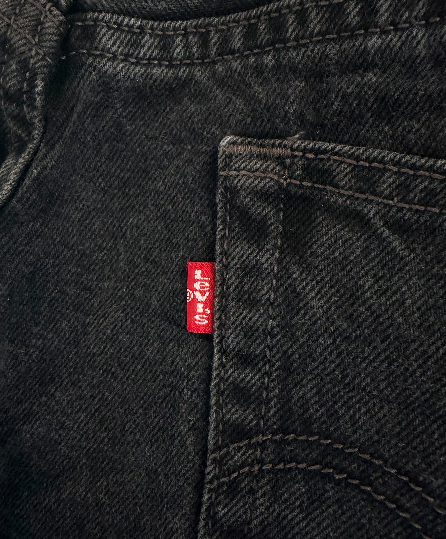 Levi's 505 Black Denim Jeans, W34 L32
