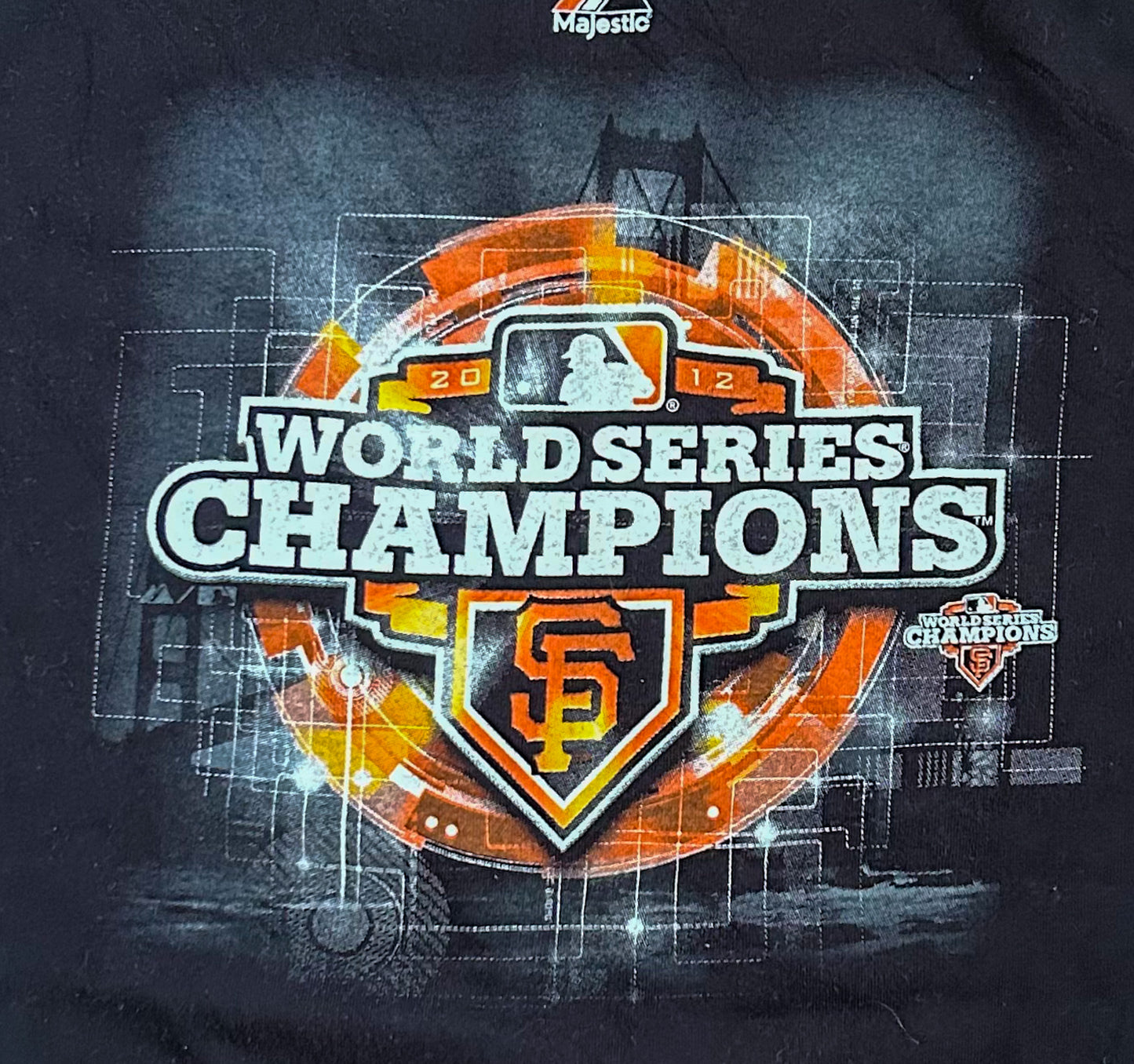 Kids 2012 World Series San Francisco Giants Baseball T-shirt 12-14 Years