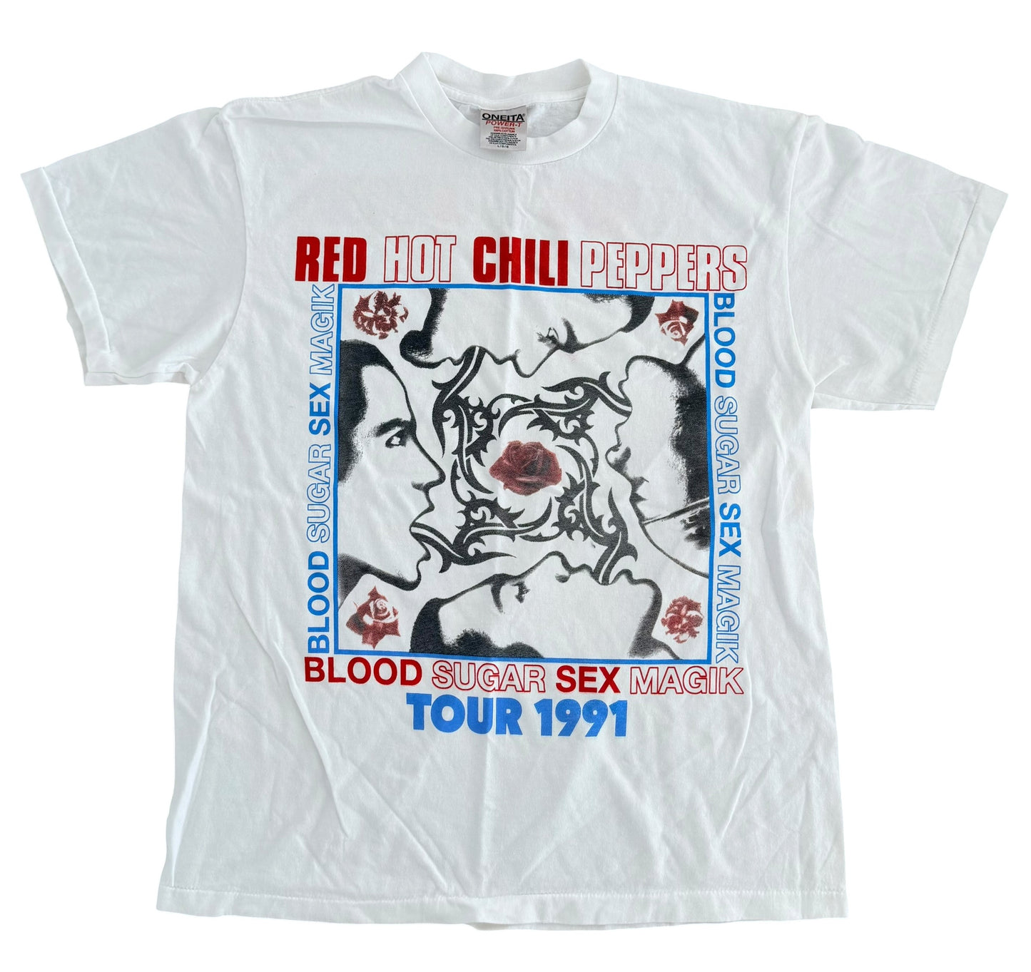 Red Hot Chili Peppers Blood Sugar Sex Magik Graphic T-Shirt, Large