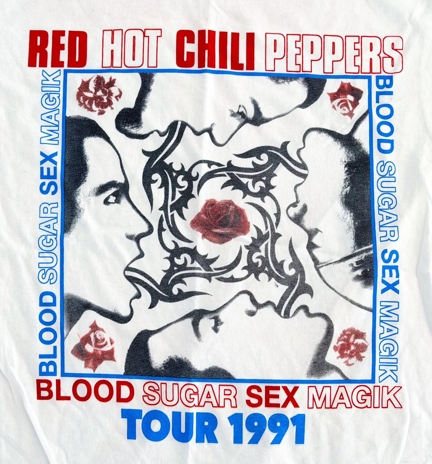 Red Hot Chili Peppers Blood Sugar Sex Magik Graphic T-Shirt, Large