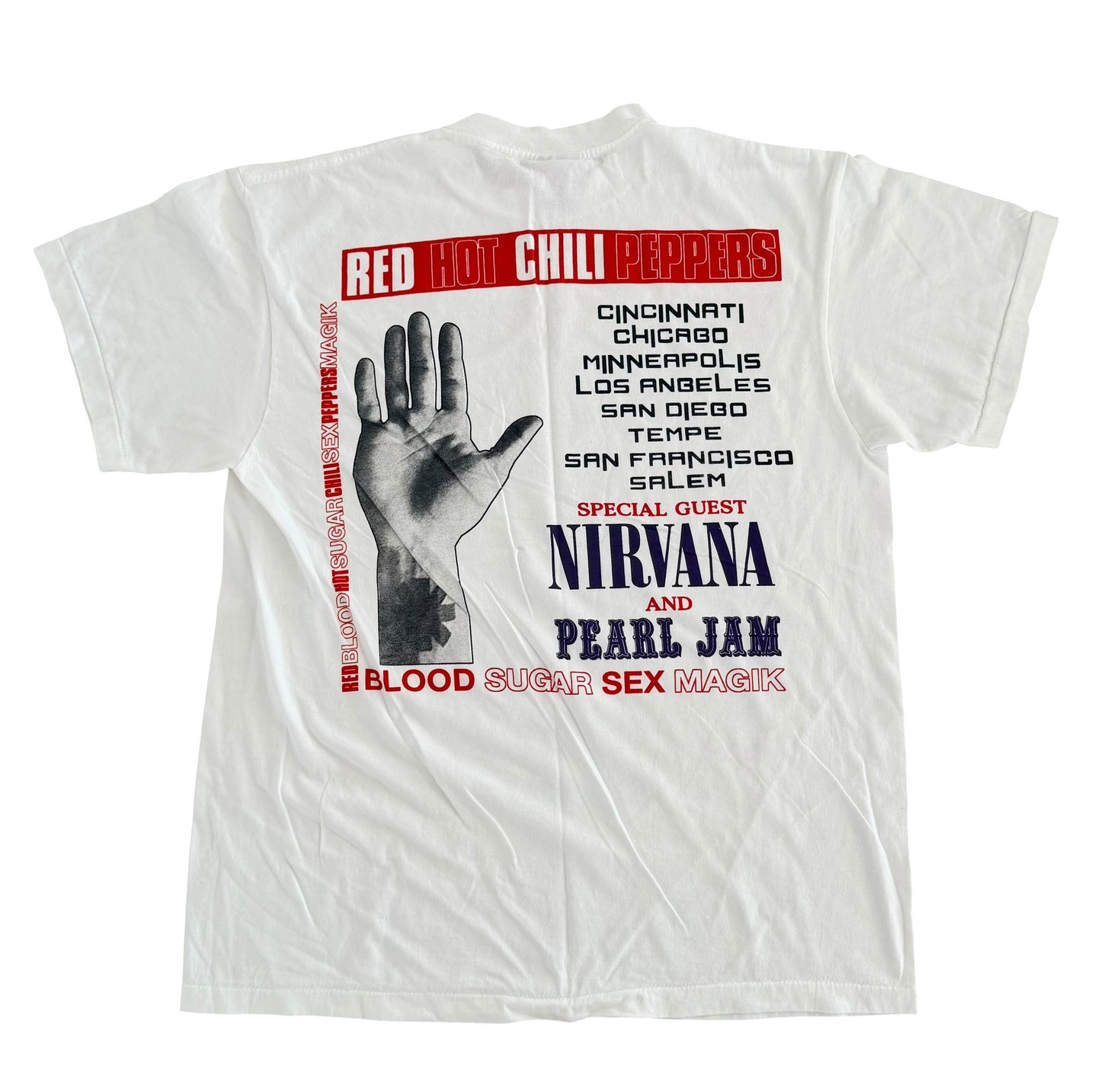 Red Hot Chili Peppers Blood Sugar Sex Magik Graphic T-Shirt, Large
