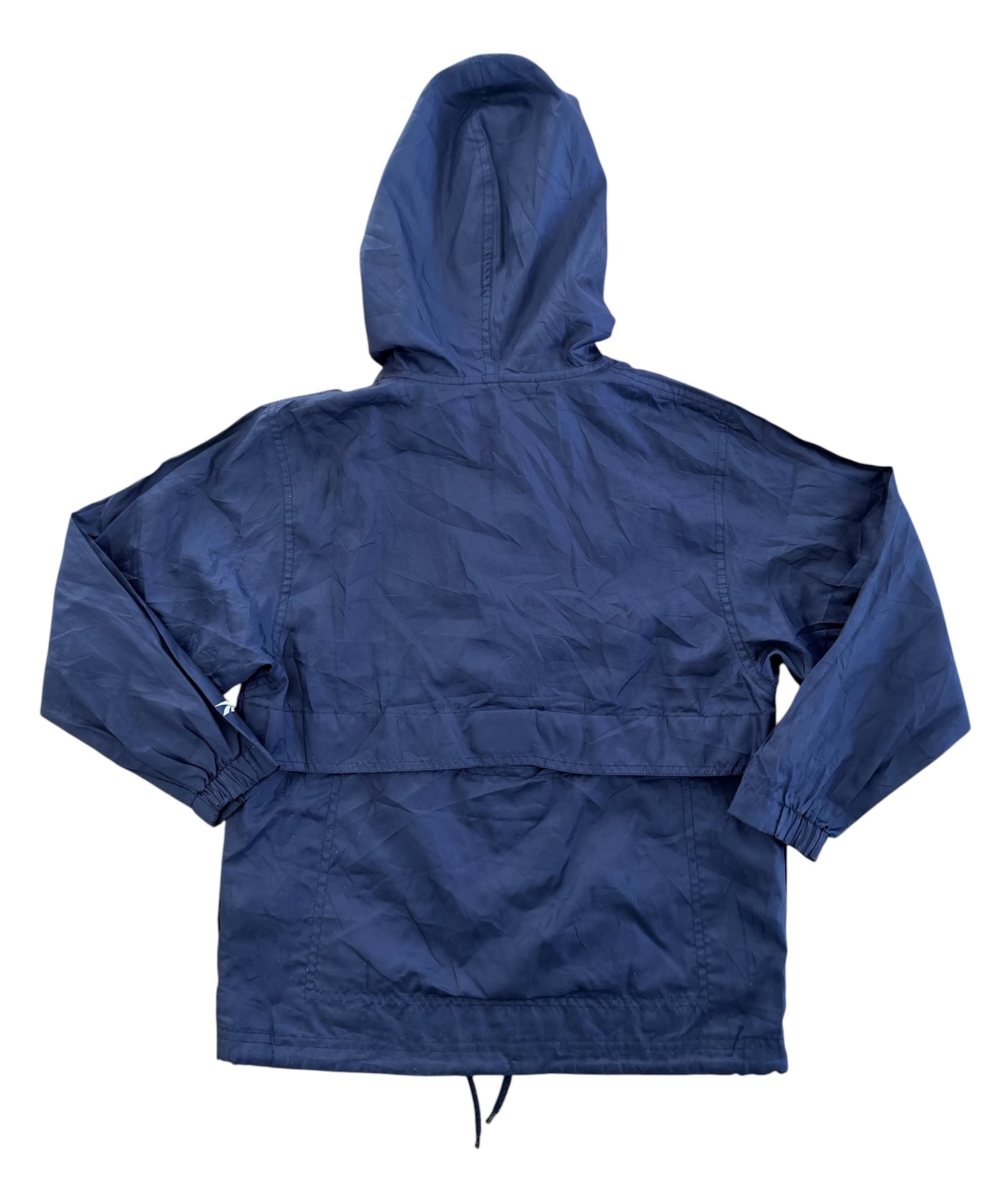 Vintage Kids Reebok Hooded Quarter Zip Windbreaker Jacket, 7–8 Years